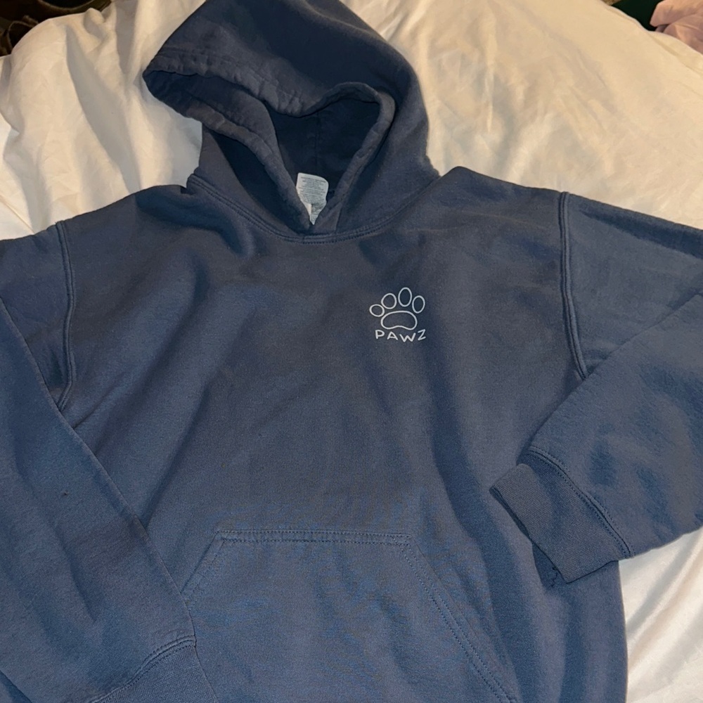 PAWZ Navy Hoodie with Logo